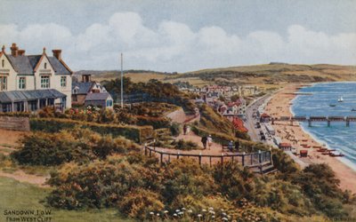 Sandown, Isle of Wight, from West Cliff by Alfred Robert Quinton